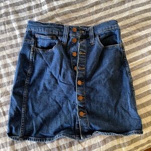 Madewell Jean Skirt